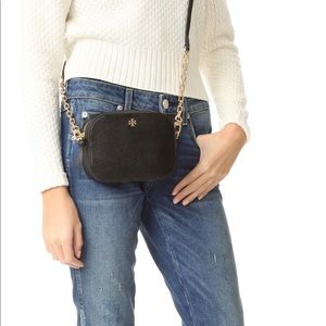 Tory Burch Black Robinson Camera Bag